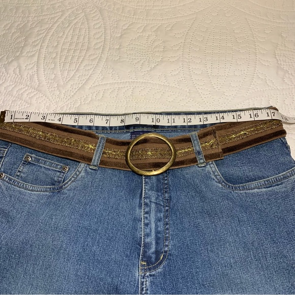 Vintage Y2K Wild Secret Jeans Embroidered Rhinestones Flared Size 11 - Picture 10 of 16